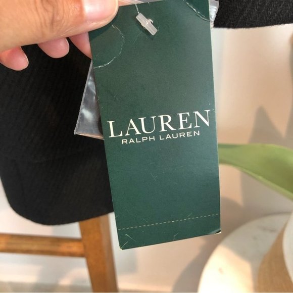 New RALPH Lauren black wool blend pea coat jacket size 8 - Picture 8 of 16